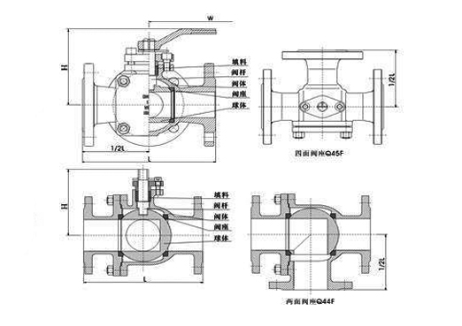 l三(sān)通示(shì)意圖(tú)