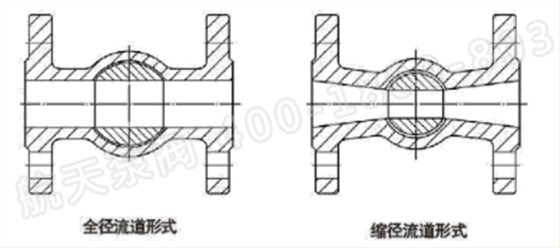 全(quán)通徑(jìng)結(jié)構及(jí)縮(suō)徑結構
